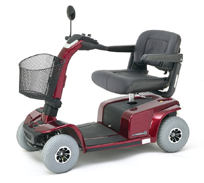 red-mobility-scooter